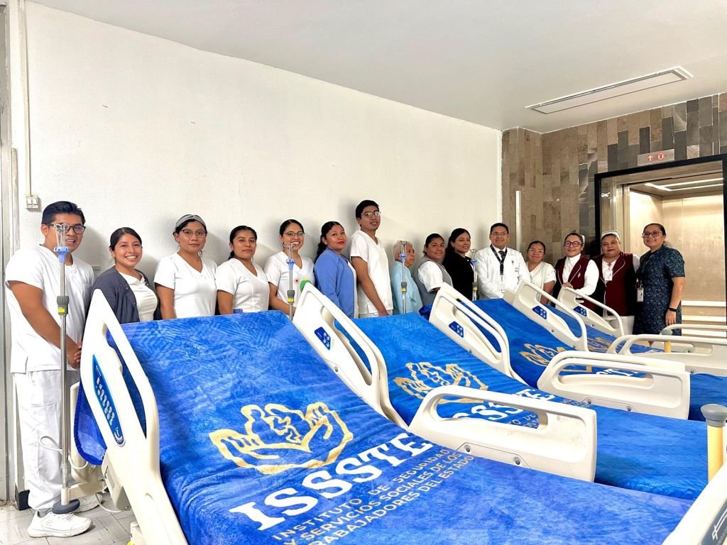 Refuerza ISSSTE atención hospitalaria con la renovación de 140 camas en Oaxaca, Sinaloa y Puebla