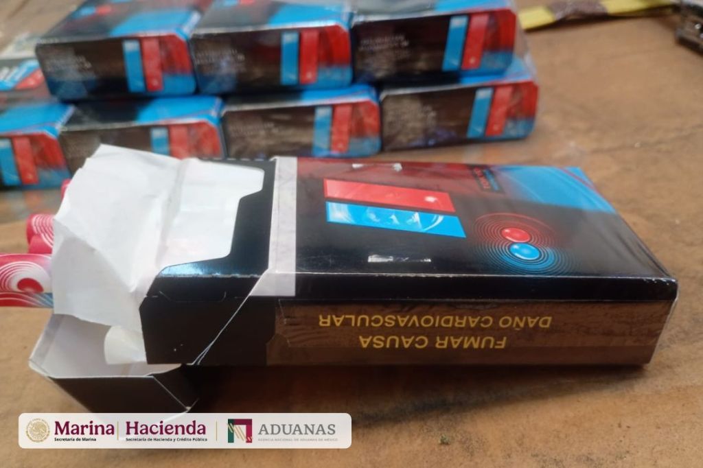 ANAM y SEMAR detectan más de 1.2 millones de cigarrillos durante acciones de control en el&nbsp;AICM