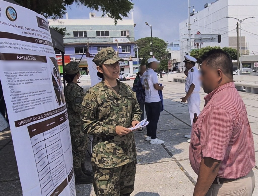 Marina invita a integrarse a sus filas en Coatzacoalcos, Veracruz