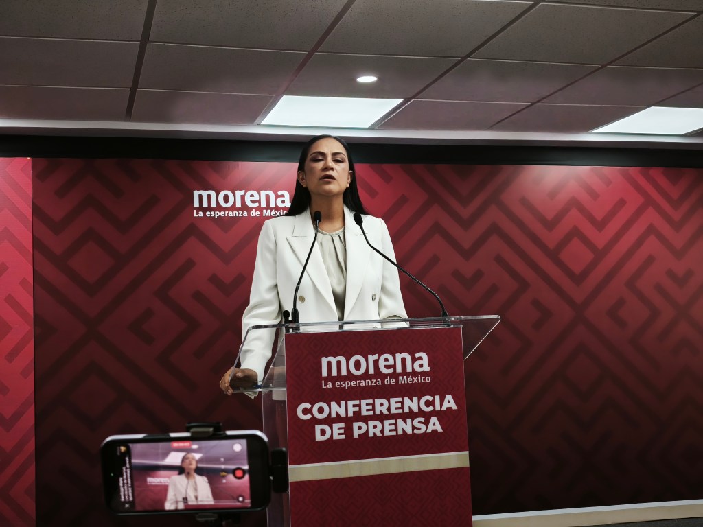 La Presidenta Morena dice que el PRIAN y sus aliados intentan disfrazar al exgobernador #ErnestoRsufo como preso político.