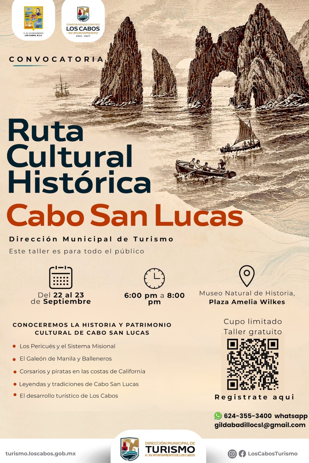 Turismo Los Cabos invita a conocer la “Ruta Cultural Histórica de Cabo San Lucas”