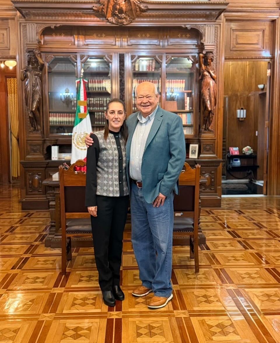 Acuerdan Víctor Castro y Claudia Sheinbaum impulsar proyectos prioritarios para Baja California Sur