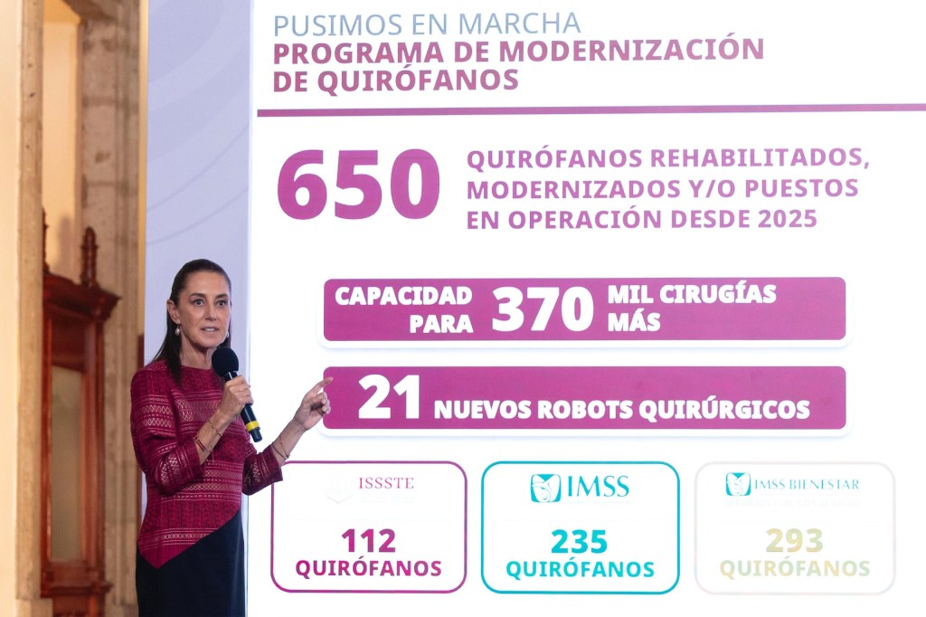 LLEVAMOS DOS AÑOS TRABAJANDO INTENSAMENTE, EL OBJETIVO ES TENER EL MEJOR SISTEMA DE SALUD; SE TIENEN 34 HOSPITALES NUEVOS: PRESIDENTA CLAUDIA&nbsp;SHEINBAUM